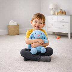 Light Blue Plush Bunny | Soft Snuggle Toy