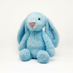 Light Blue Plush Bunny | Soft Snuggle Toy