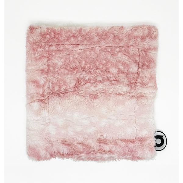 Dusty Rose/Ivory Buddy Blanket | Soft Comfort Lovey