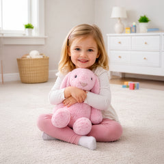 Light Pink Plush Bunny | Ultra Soft Cuddly Toy