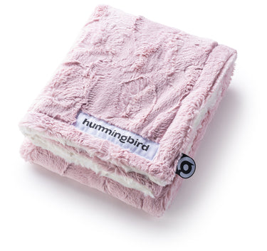 Candyfloss/Ivory Minky Baby Blanket | Ultra Soft Two-Tone Baby Blanket